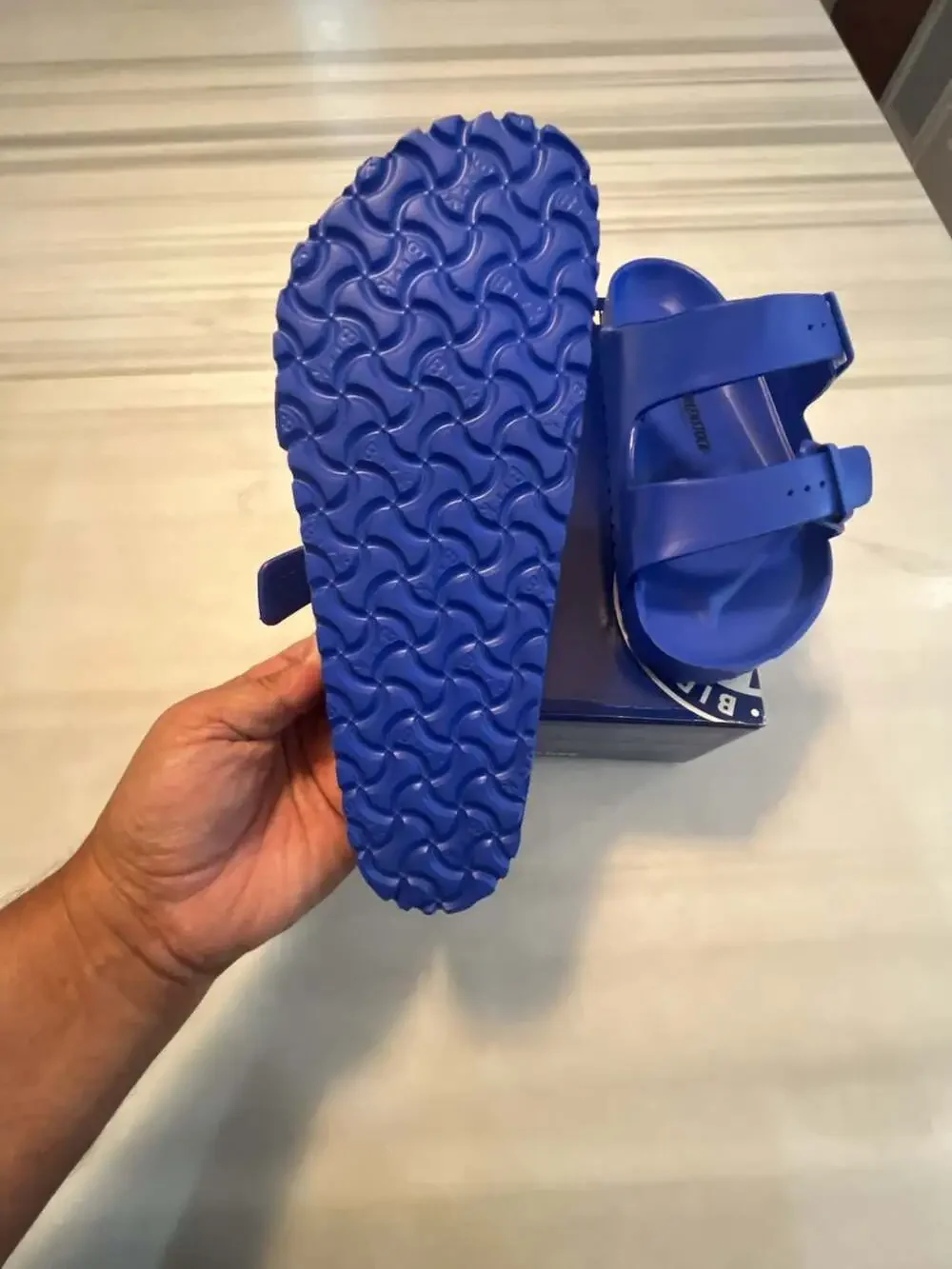 Birkenstock Arizona EVA Ultra Blue Sandals Size 42